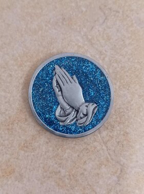 Serenity Prayer Sparkle Pocket Token