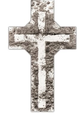 Ash Wednesday Cross Bookmark