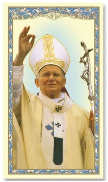 Saint John Paul II Prayer Card