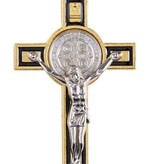 St Benedict Gold Crucifix w/cord