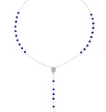 Sapphire Rosary Necklace