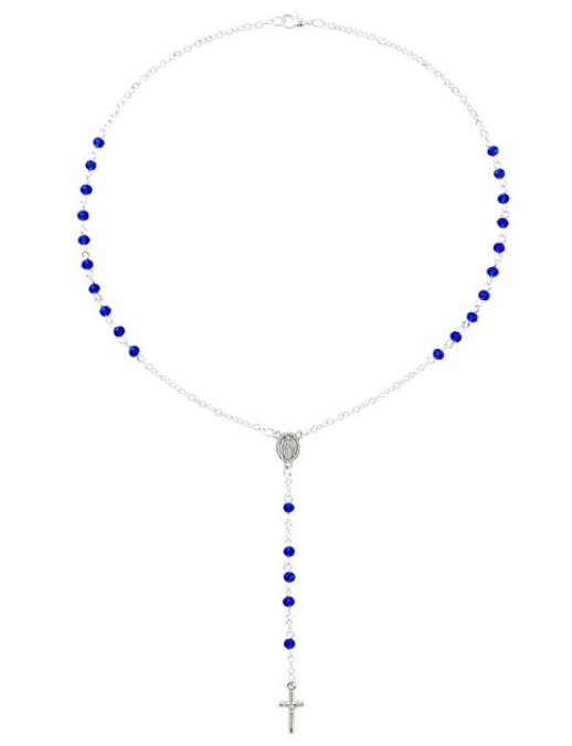 Sapphire Rosary Necklace