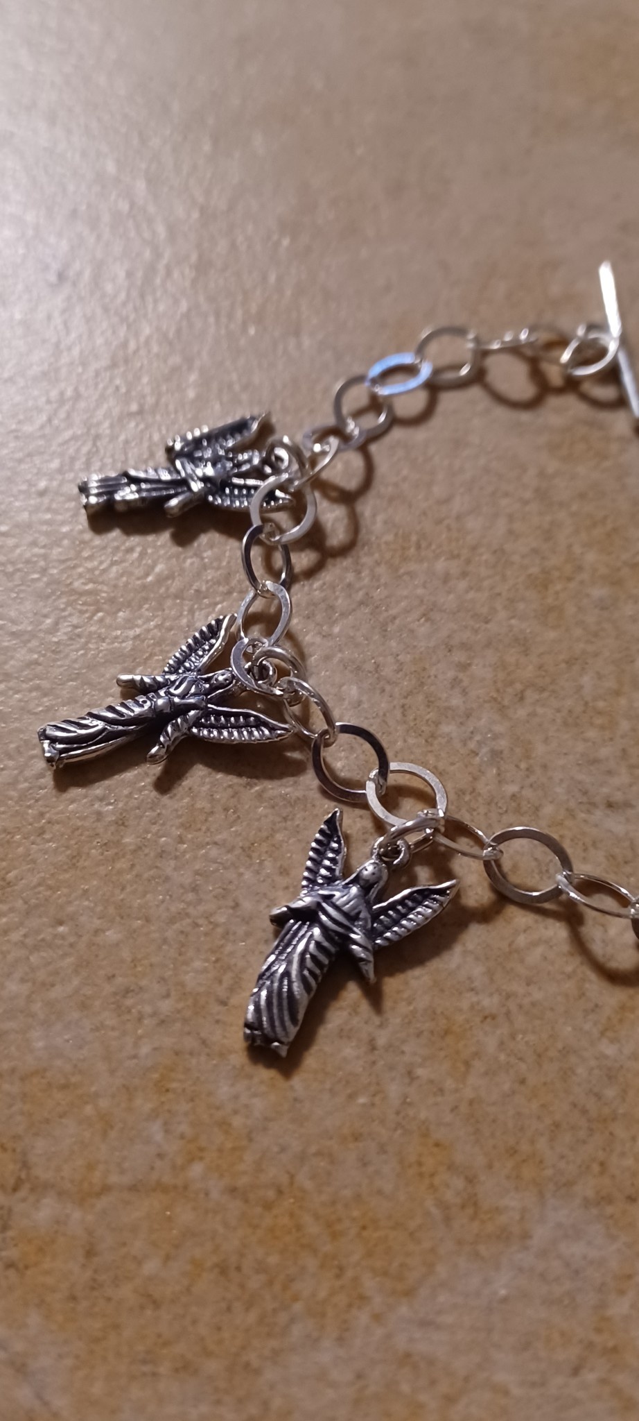 Sterling Silver Archangels Charm Bracelet