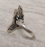 Butterfly Wings Sterling Silver Ring (Adjustable)