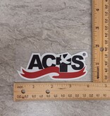 ACTS Ribbon Logo Transfer 4" X 1.5" 10 PACK
