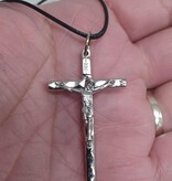 1.5" Traditional Crucifix Pendant