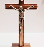 6.5" Standing Crucifix w/Inlay