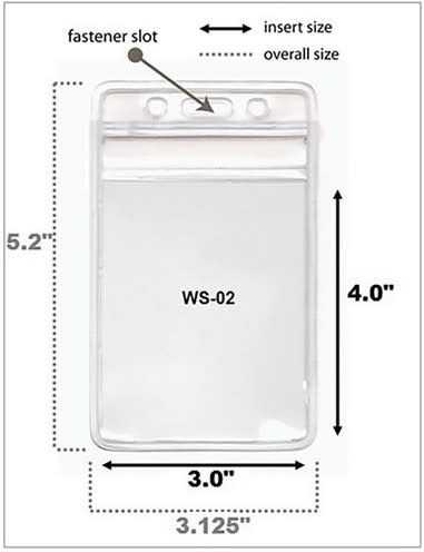Badge Holder Large 6x4