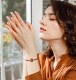St Benedict Medal Red Corded Bracelet