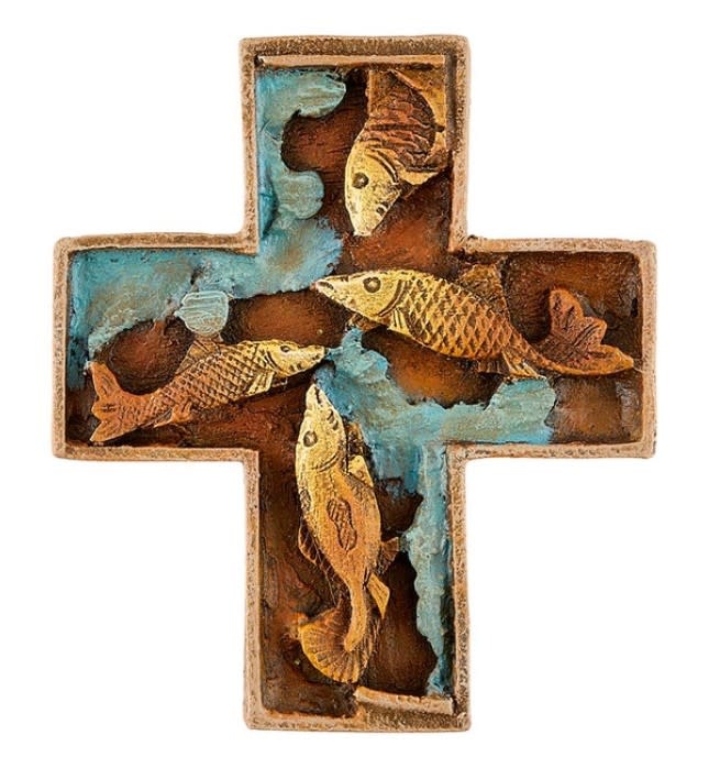 Spiritual Harvest Fisherman's Cross