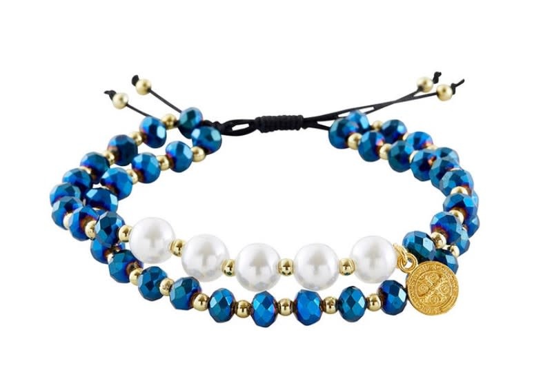 St Benedict Double Strand Bracelet