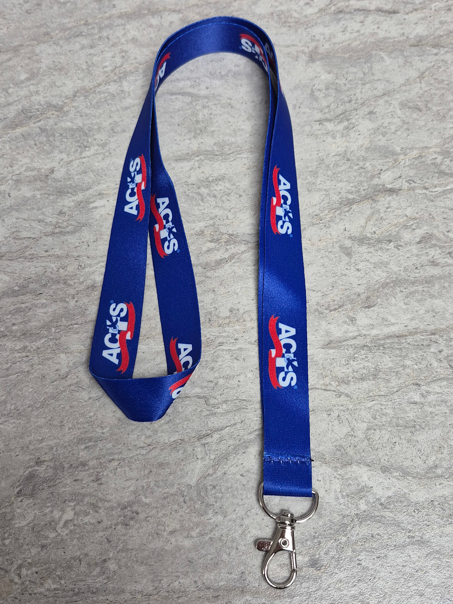 ACTS Lanyards Blue Colored Logo