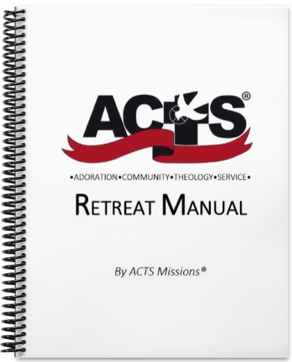 Discounted English Retreat Manual $20.00