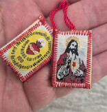 Sacred Heart Red Scapular