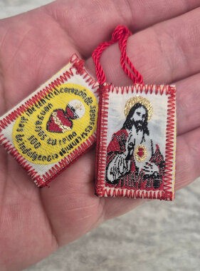 Sacred Heart Red Scapular