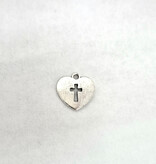 Heart with Cross Charm
