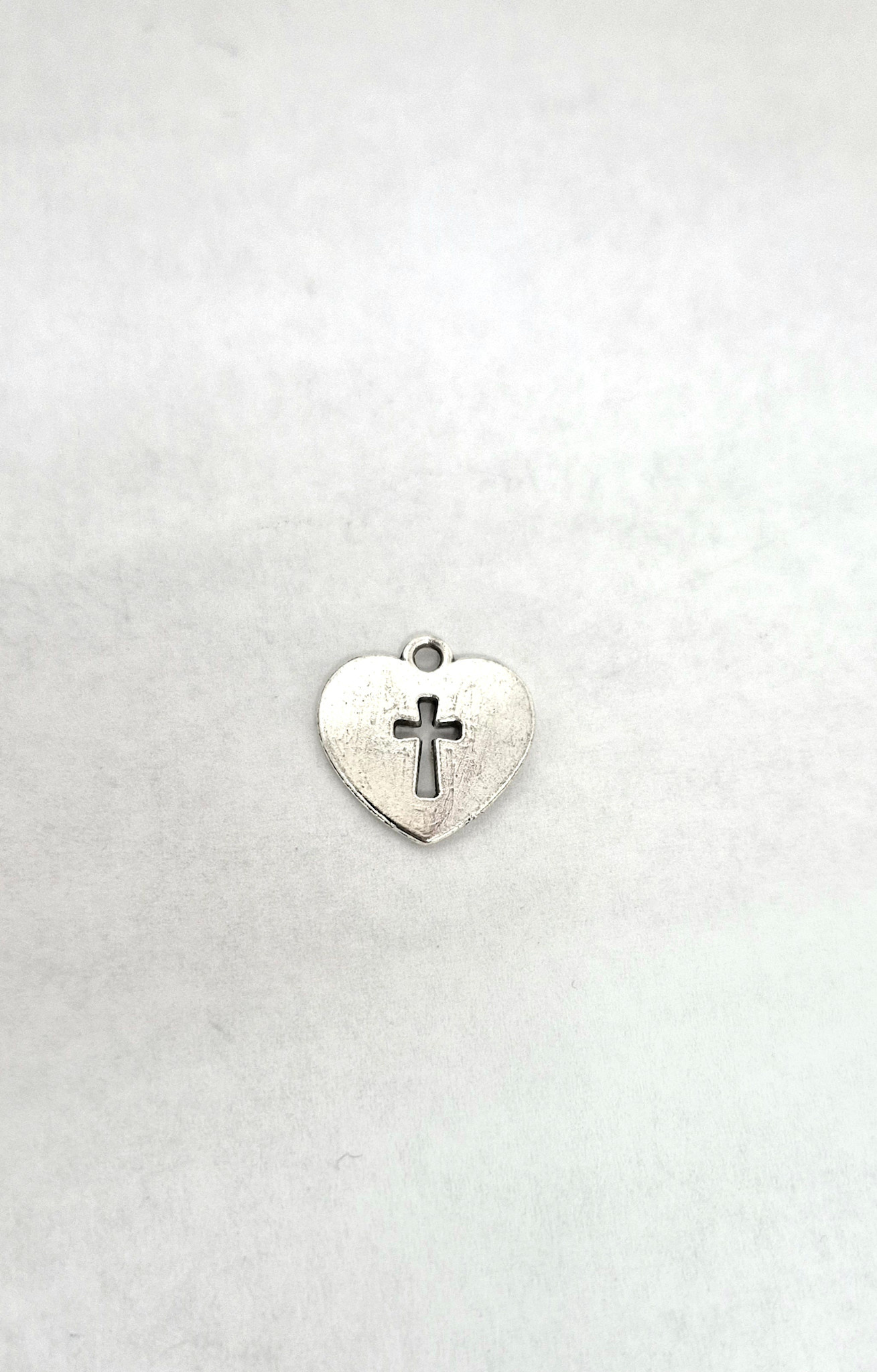 Heart with Cross Charm