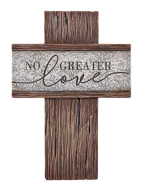 No Greater Love Wall Cross