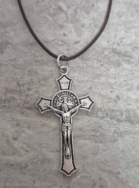 St. Benedict 1.5" Crucifix w/cord