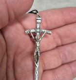 Papal Crucifix w/Cord 2.25"