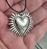 Sacred Heart Pendant w/cord