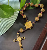 St Benedict Door/Wall Hanger Gold