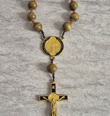 St Benedict Door/Wall Hanger Gold