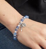 Sapphire Crystal Rosary Bracelet