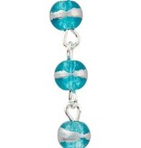 Aqua Reflections of Mary Faceted Rosary