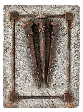 Crucifixion Nails Wall Plaque