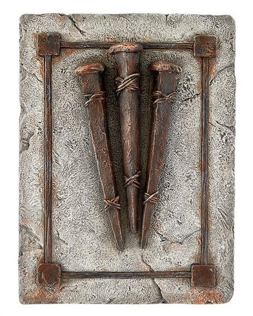 Crucifixion Nails Wall Plaque
