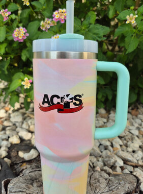 ACTS Aqua Brushstroke Tumbler 40 oz