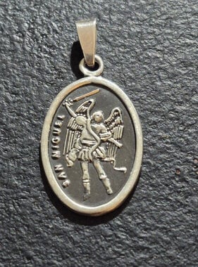 San Miguel Oval Sterling Silver Pendant