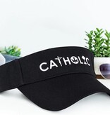 Catholic Black Visor
