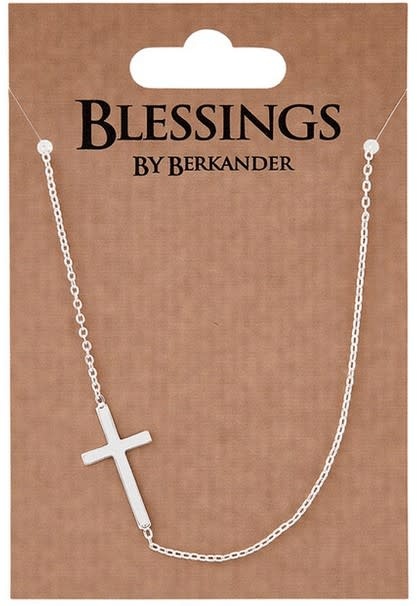 Silver Cross Pendant Necklace