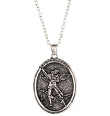 St Michael Metal Pendant w/chain
