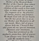 Prayer to the Rosa Mystica