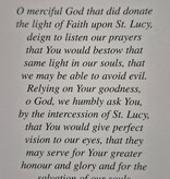 Prayer in honour of St Lucy