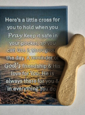 Mini Hand Held Prayer Cross