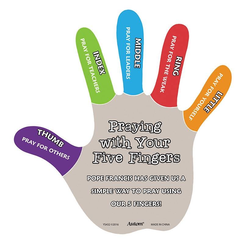 I Pray with My Five Fingers Magnet - The ACTS Mission Store