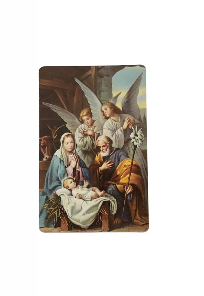 A Christmas Prayer Wallet Prayer Card