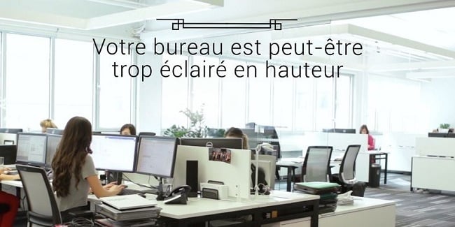 Éclairage de bureau