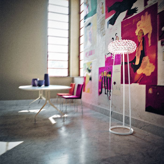 Lampadaire moderne au design italien multicolor - SOUFFLE D'intérieur -  Souffle D'intérieur