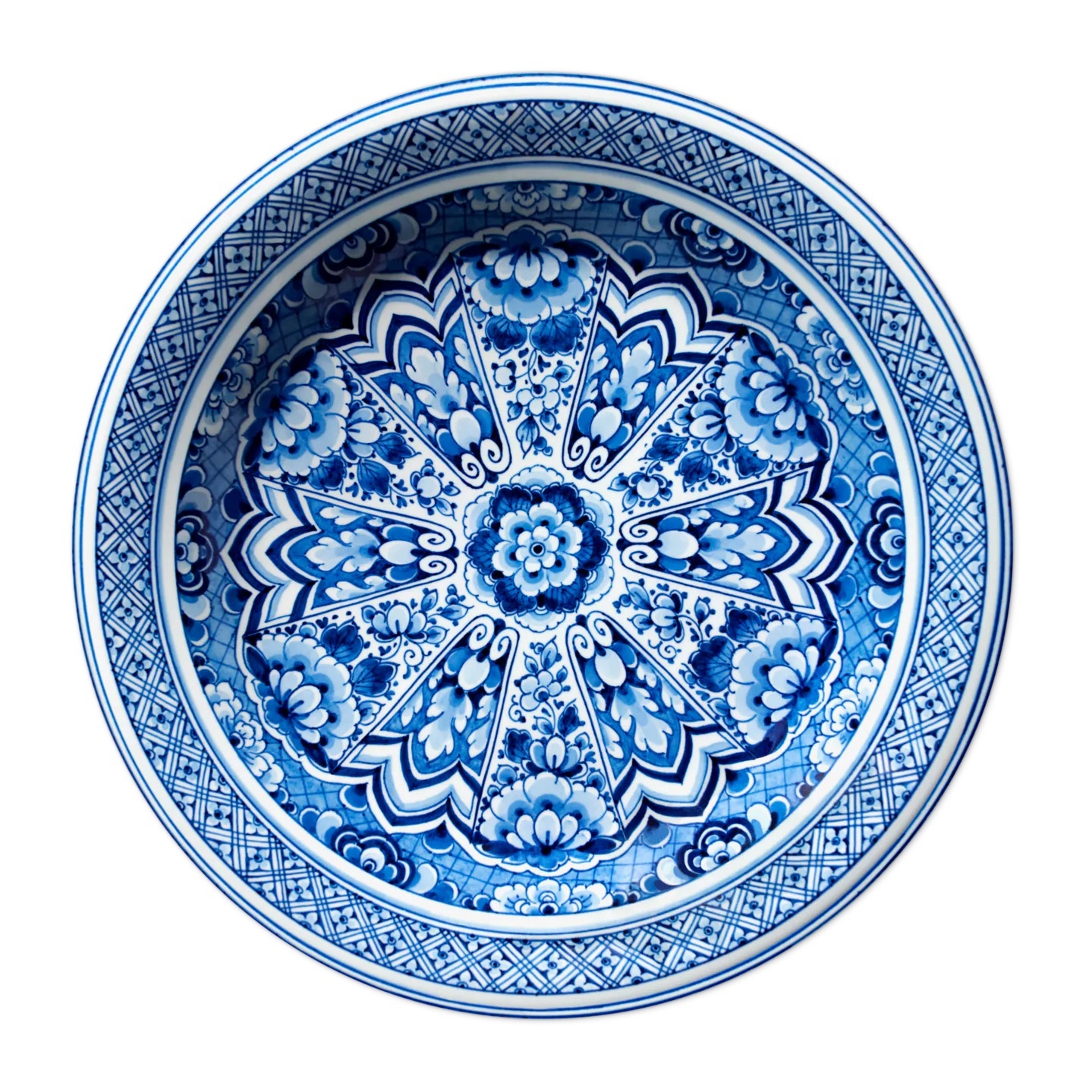 Delft Blue Plate Carpet