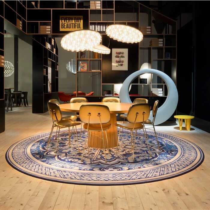 Delft Blue Plate Carpet