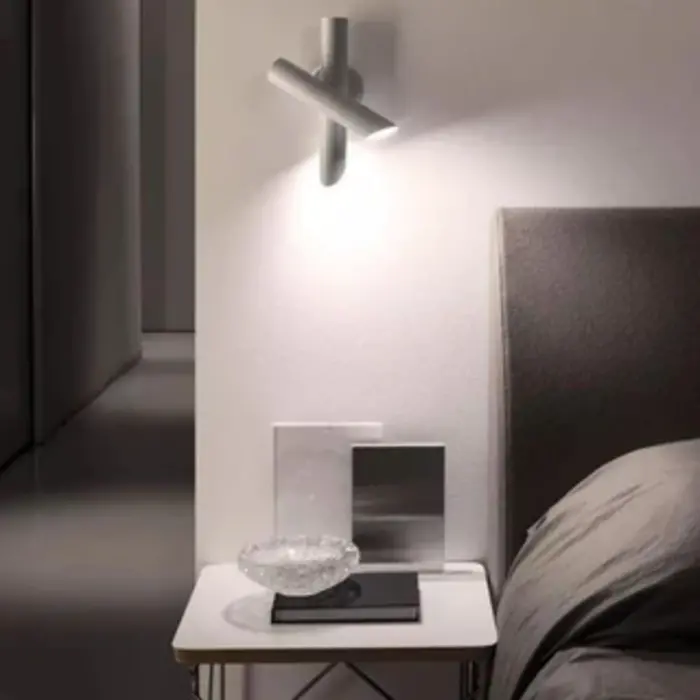 Tubes 2 Wall Lamp, White Nemo