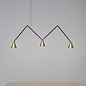 Dabliu Cone, Black and Brass Nemo