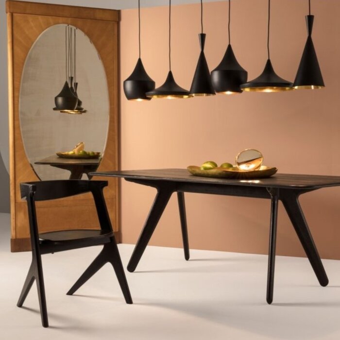 Beat Pendant Black Beat Tall