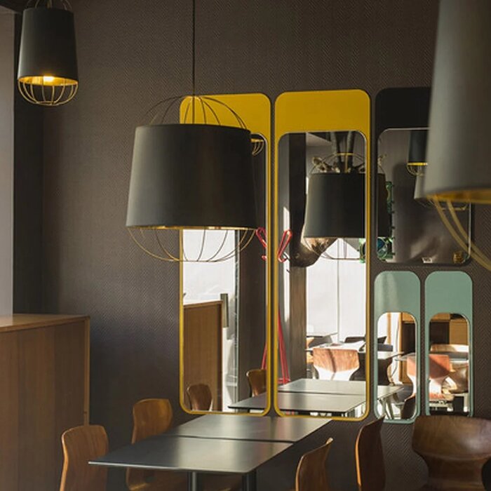 Lanterna Black - Gold Medium