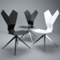 Y Swivel Chair Black